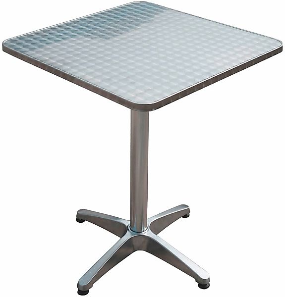 Garden Pleasure Gartentisch "Bistro Tisch, quadratisch, Alu-Gest, TOPSELLER günstig online kaufen