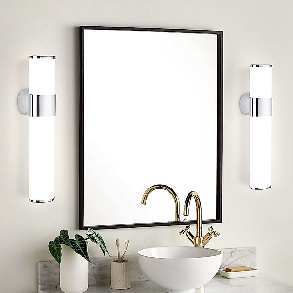 Nettlife LED Spiegelleuchte Badezimmer Klemmbar 35CM günstig online kaufen