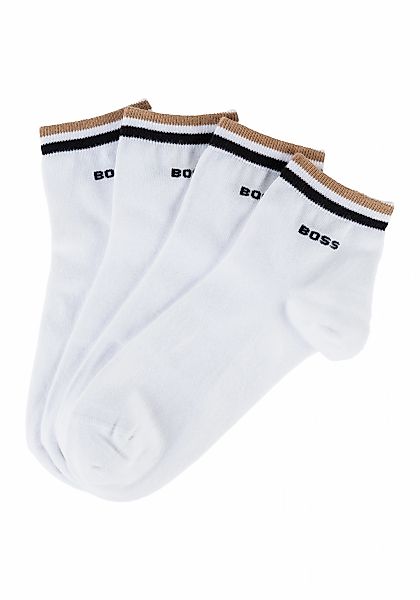 BOSS Freizeitsocken "2P SH Stripe CC", (Packung, 2 Paar, 2er), mit BOSS Sch günstig online kaufen