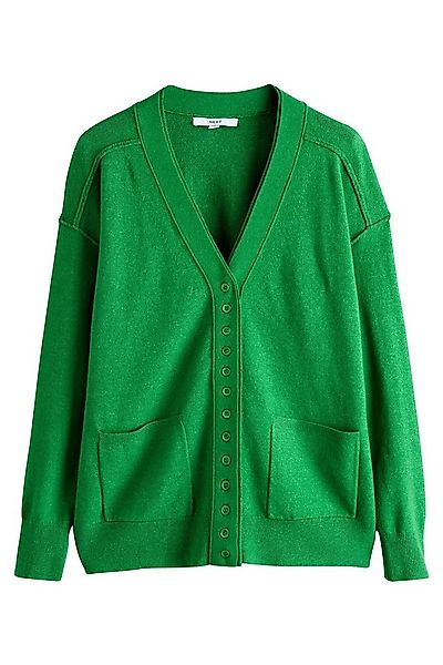 Next Strickjacke Superweiche Strickjacke mit V-Ausschnitt +Taschen (1-tlg) günstig online kaufen