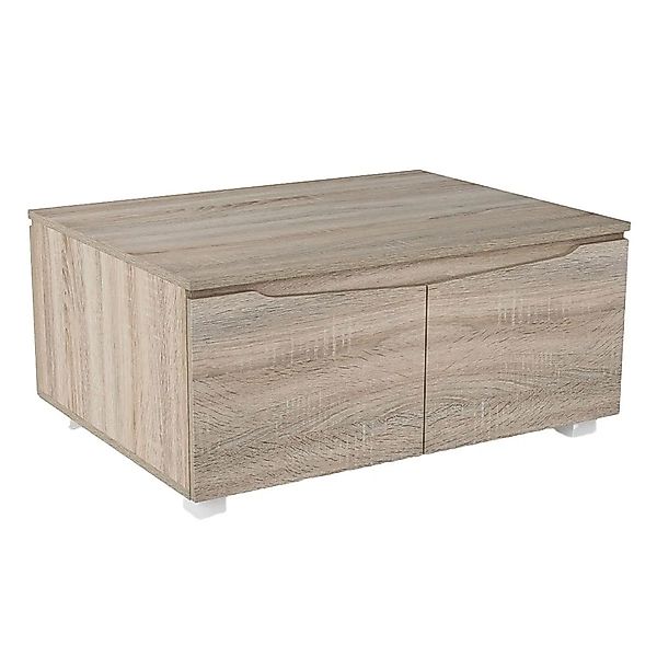 Costway Couchtisch Rechteckig 4 Türen Modell 1 günstig online kaufen