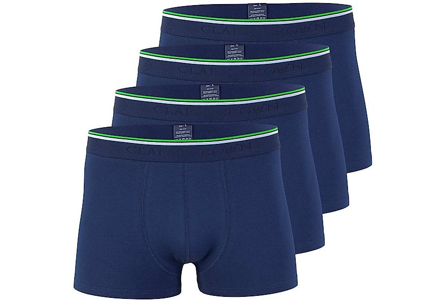 Clark Crown® Boxershorts (4-St) atmungsaktiv durch Bambusfaser günstig online kaufen