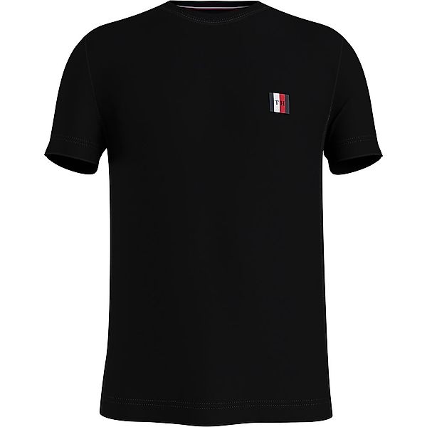 Tommy Hilfiger Essential Panelled Kurzarm Rundhalsausschnitt T-shirt L Blac günstig online kaufen