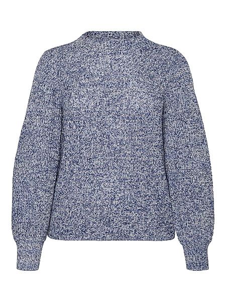 VERO MODA High Neck Pullover Damen Blau günstig online kaufen
