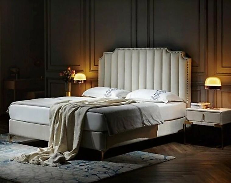 JVmoebel Bett, Bett 180x200cm Leder Schlafzimmer Möbel Luxury Moderne Bette günstig online kaufen
