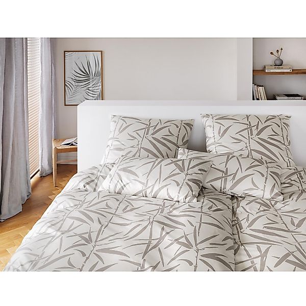 Elegante Bettwäsche "Sweet Grass" 2 Stk. tlg. angenehmes Hautgefühl günstig online kaufen
