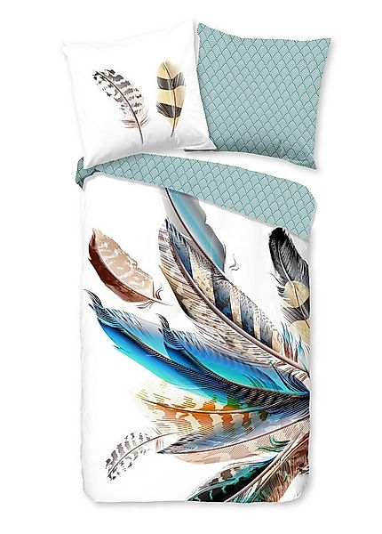 Traumschloss Bettwäsche Comfort Baumwolle, Flanell, 2 teilig, weiß mit vers günstig online kaufen