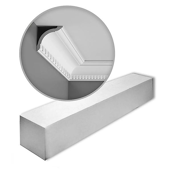 ORAC DECOR CX129 AXXENT Zierleisten 1 Karton Set 14 Stuckleisten 28 m Weiß günstig online kaufen