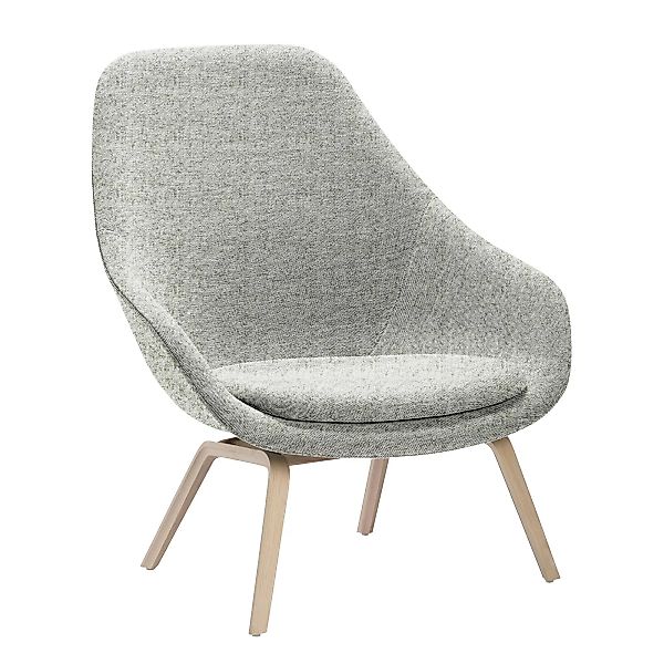 HAY - About a Lounge Chair AAL 93 Sessel - hellgrau/Stoff Divina Melange 12 günstig online kaufen