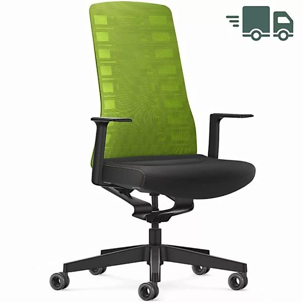 Interstuhl PURE ACTIVE Edition Bürostuhl mit Netzrücken - Variante grün-sch günstig online kaufen