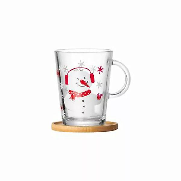 Ritzenhoff & Breker Tipsy Frosty Teeglas mit Untersetzer Tassen transparent günstig online kaufen
