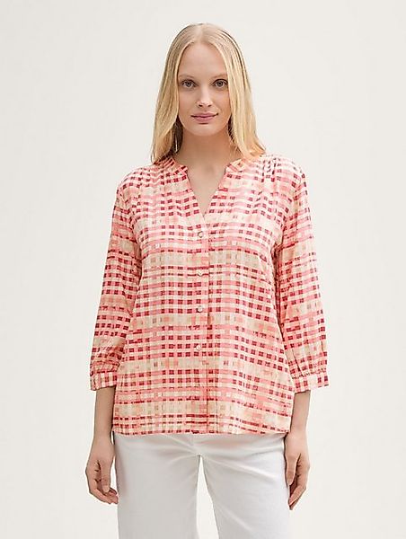 TOM TAILOR Langarmbluse Bluse mit Muster günstig online kaufen