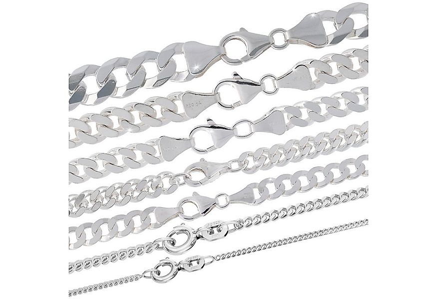 HOPLO Panzerkette Silberkette Panzerkette Länge 40cm - Breite 1,8mm - 925 S günstig online kaufen