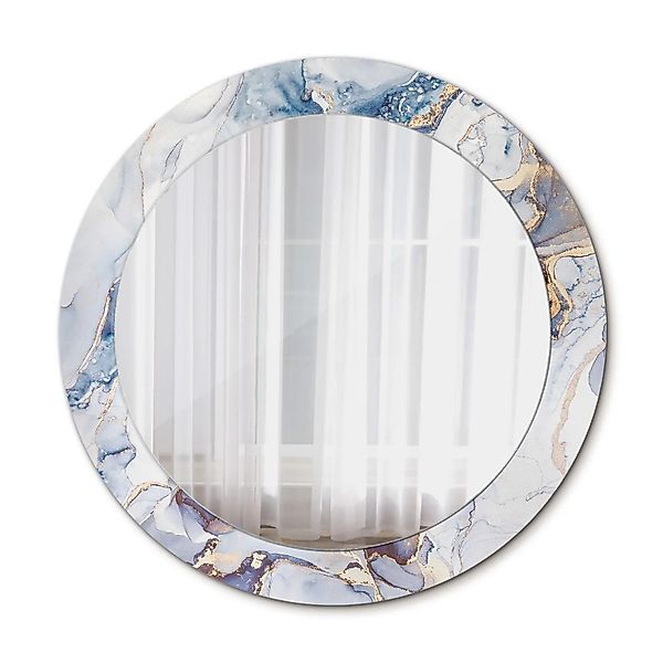 Tulup Spiegel mit Aufdruck Abstrakte Kunst 70x70 cm Runder Spiegel mit Deko günstig online kaufen