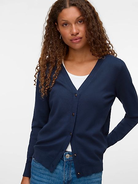 Vero Moda Strickjacke VMSILJE LS V-NECK günstig online kaufen