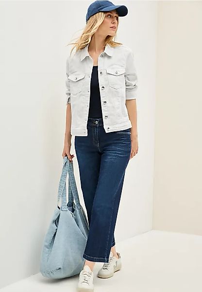 Cecil Jeansjacke ohne Kapuze aus Baumwolle mit Stretchanteil günstig online kaufen
