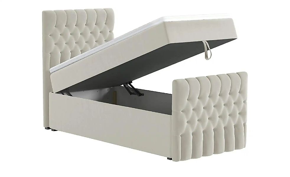 Boxbett mit Bettkasten und Fußteil Belek King ¦ beige Betten > Komfortbette günstig online kaufen