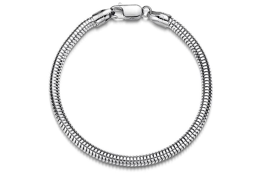 Silberkettenstore Silberarmband Schlangenkette Armband 4mm - günstig online kaufen
