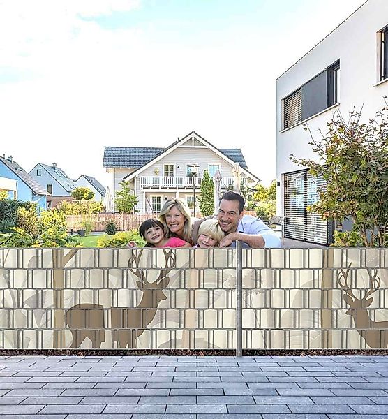 MyMaxxi Sichtschutzstreifen Sichtschutzstreifen Boho Stil Hirsche günstig online kaufen