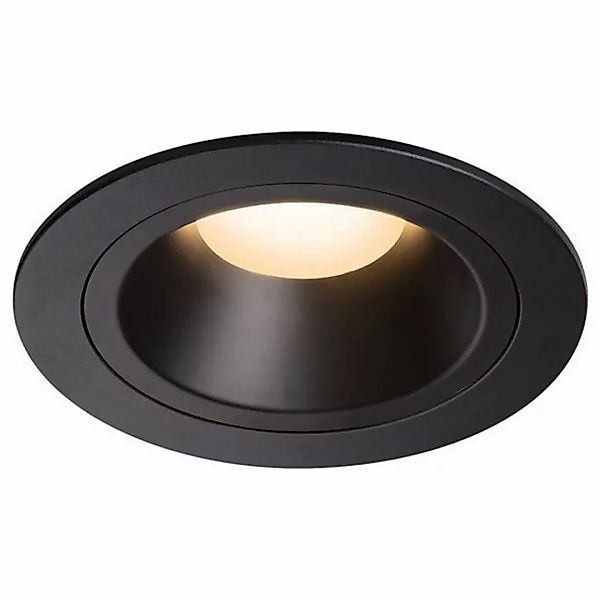 LED Einbaustrahler Numinos in Schwarz 17,55W 1500lm 3000K 40° günstig online kaufen