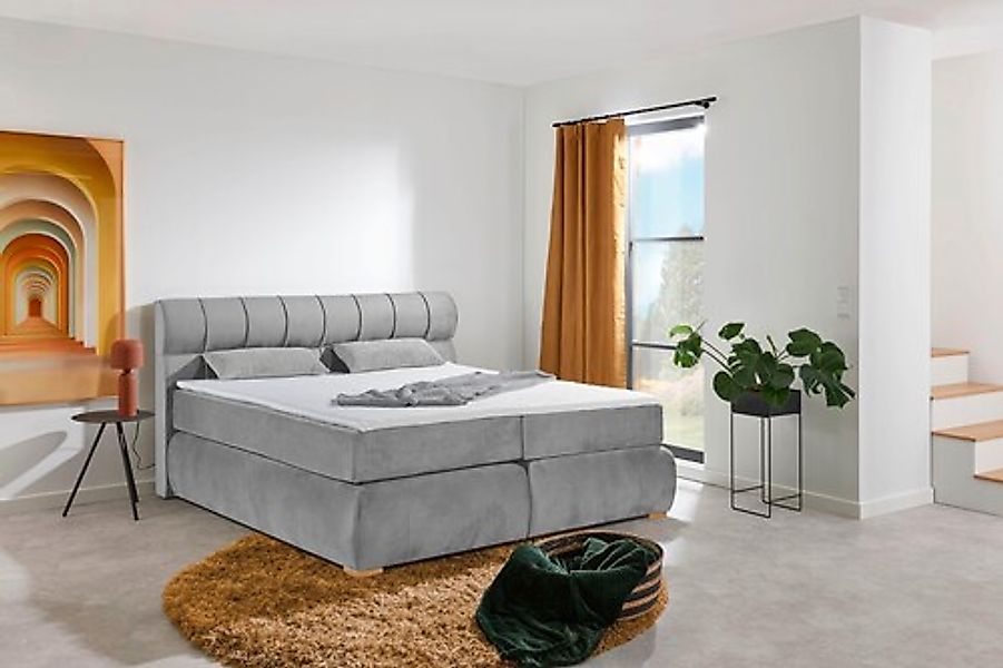 Places of Style Boxspringbett »Felicia«, in H4, inkl. Topper und Bettkasten günstig online kaufen