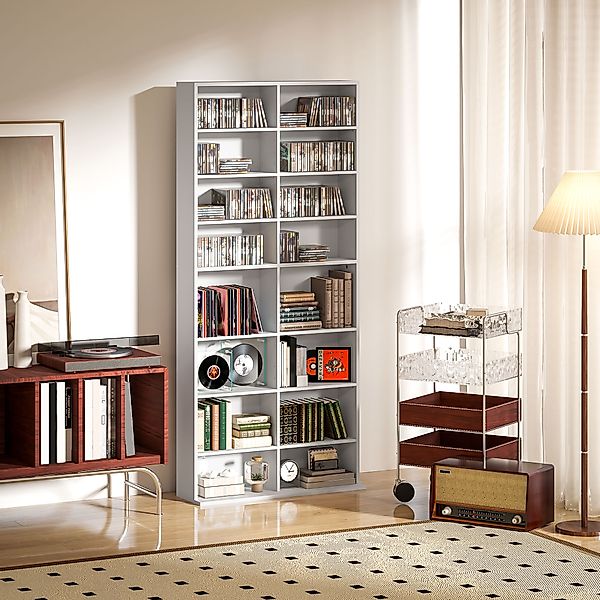 HOMCOM CD DVD Blueray Regal CD-Ständer für bis zu 640 CDs oder 360 DVDs ode günstig online kaufen