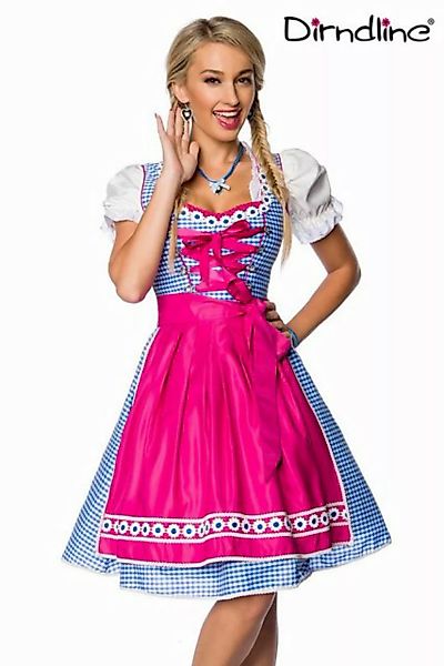 Dirndline Dirndl 2-tlg. Set: Traditionelles Dirndl mit Schürze, Karodirndl günstig online kaufen