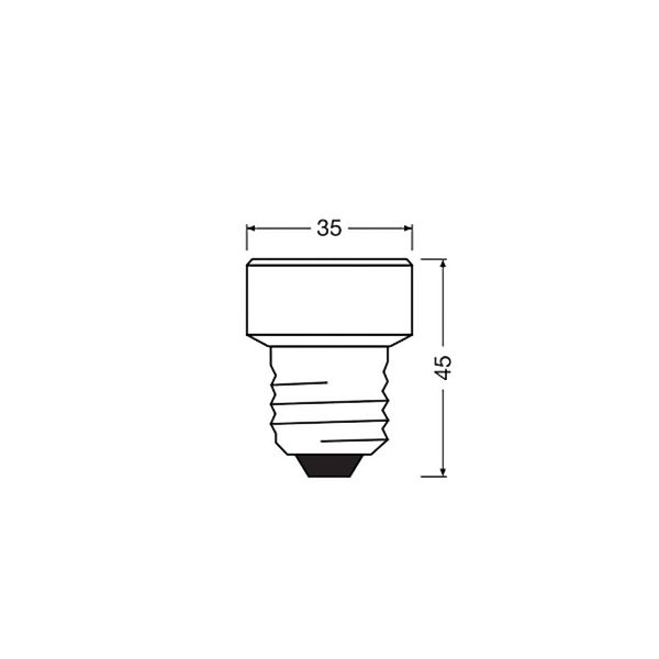 Osram LED-Flat-Leuchtmittel E27 270 lm 3,5 W 4,5 cm x 3,5 cm günstig online kaufen