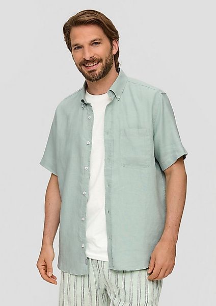 s.Oliver Kurzarmhemd Hemd Kurzarmhemd aus Leinen günstig online kaufen