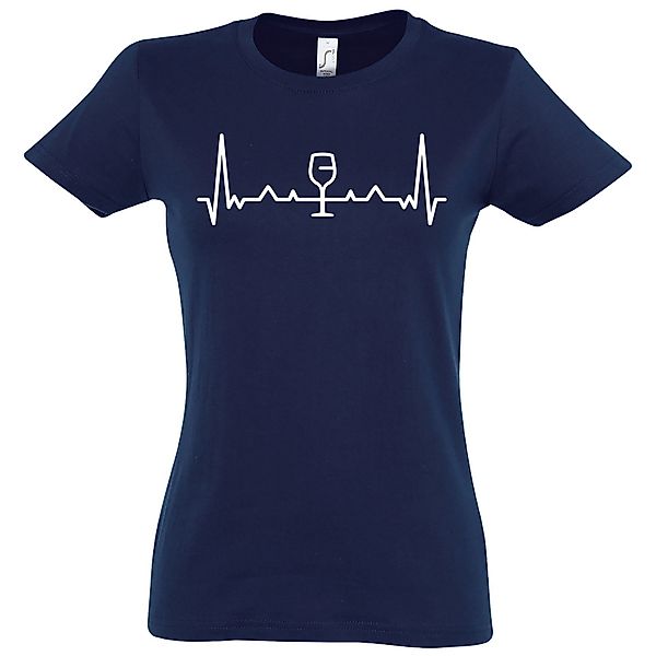 Youth Designz T-Shirt Heartbeat Wein Damen günstig online kaufen