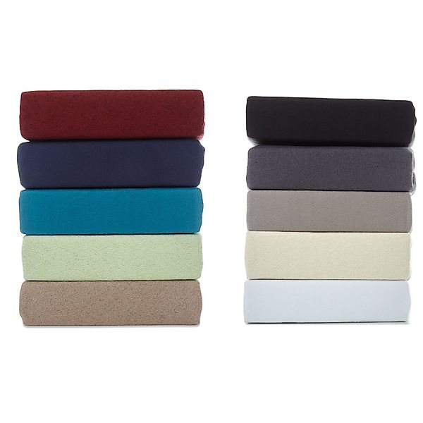 Hometex Premium Textiles Spannbettlaken aus Mikroflausch günstig online kaufen