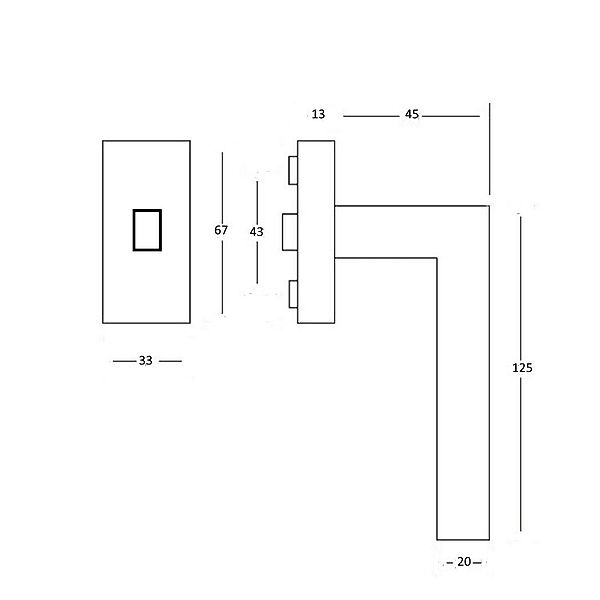 MeinTürgriff Fenstergriff Trento Fenster L-Form Dreh-Kipp Weiß 7mm 24/31-36 günstig online kaufen