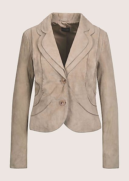 MADELEINE Lederjacke "Lederjacke Kurzblazer aus Ziegenvelours-Leder" günstig online kaufen