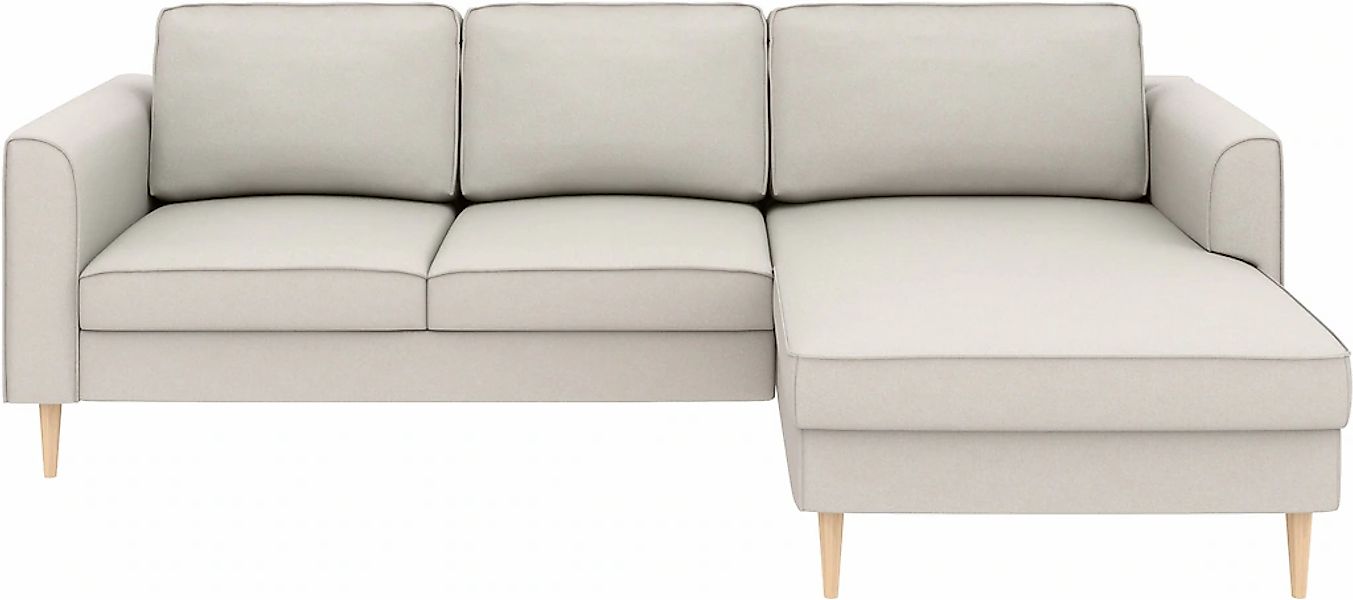Home affaire Ecksofa "Booster, whlw. mit Schlaffunktion & Bettkasten, Fuß B günstig online kaufen