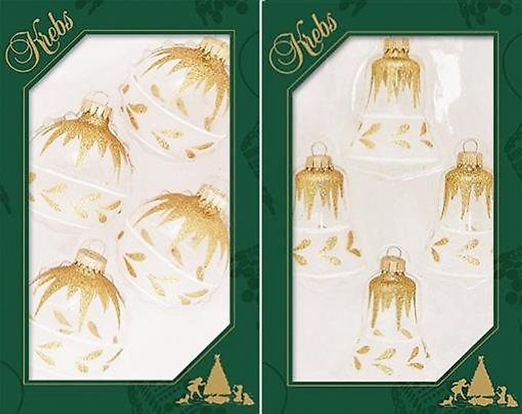 Krebs Glas Lauscha Christbaumschmuck "Kugeln und Glocken, Weihnachtsdeko, C günstig online kaufen
