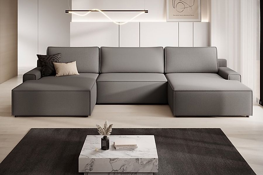 TRENDMANUFAKTUR Wohnlandschaft »Challenge, Schlafsofa mit Bettkasten, Couch günstig online kaufen