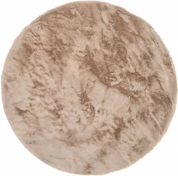 OCI DIE TEPPICHMARKE Hochflor-Teppich "BUFFY SOFT" rund 25 mm Höhe Felltepp günstig online kaufen