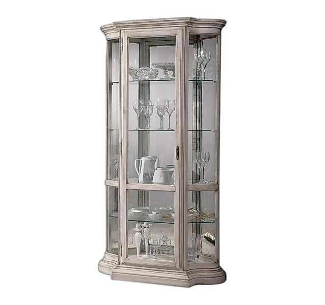 Xlmoebel Vitrine Vitrine Glasschrank Weiß Luxus Italienische Möbel Vitrinen günstig online kaufen