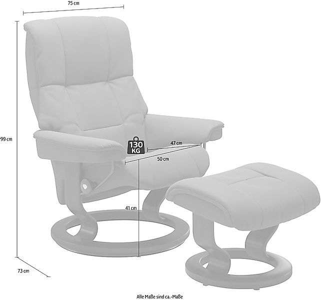 Stressless® Relaxsessel »Mayfair«, (Set, Relaxsessel mit Hocker), mit Class günstig online kaufen