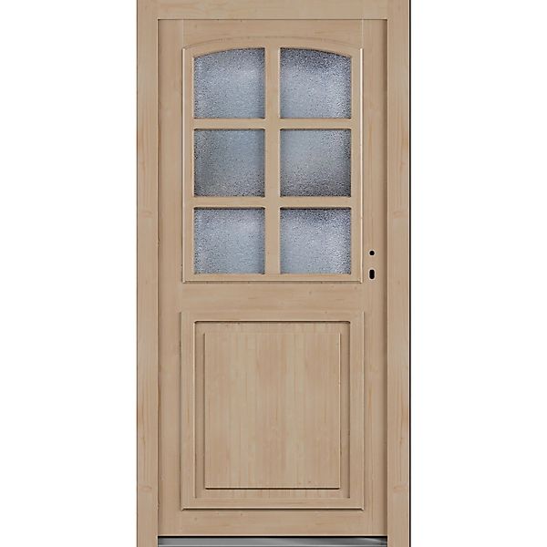 Roro Nebeneingangstür OHE 1006 Fichte 5FA 110 cm x 210 cm DIN R günstig online kaufen