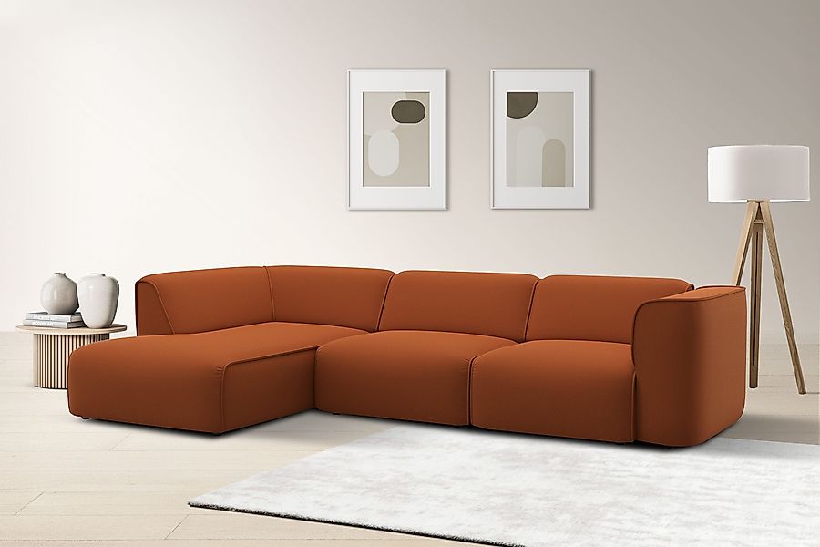 OTTO home Ecksofa "Merid L-Form, jederzeit durch Module erweiterbar, B/T/H: günstig online kaufen