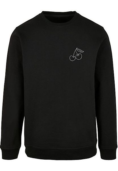 Merchcode Rundhalspullover Merchcode Herren Cherry Basic Crewneck (1-tlg) günstig online kaufen