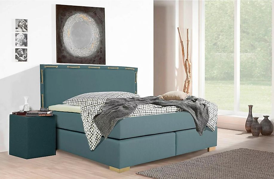 Home affaire Boxspringbett ""Marlou"", inkl. Topper, 3 Breiten, 3 Härtegrad günstig online kaufen