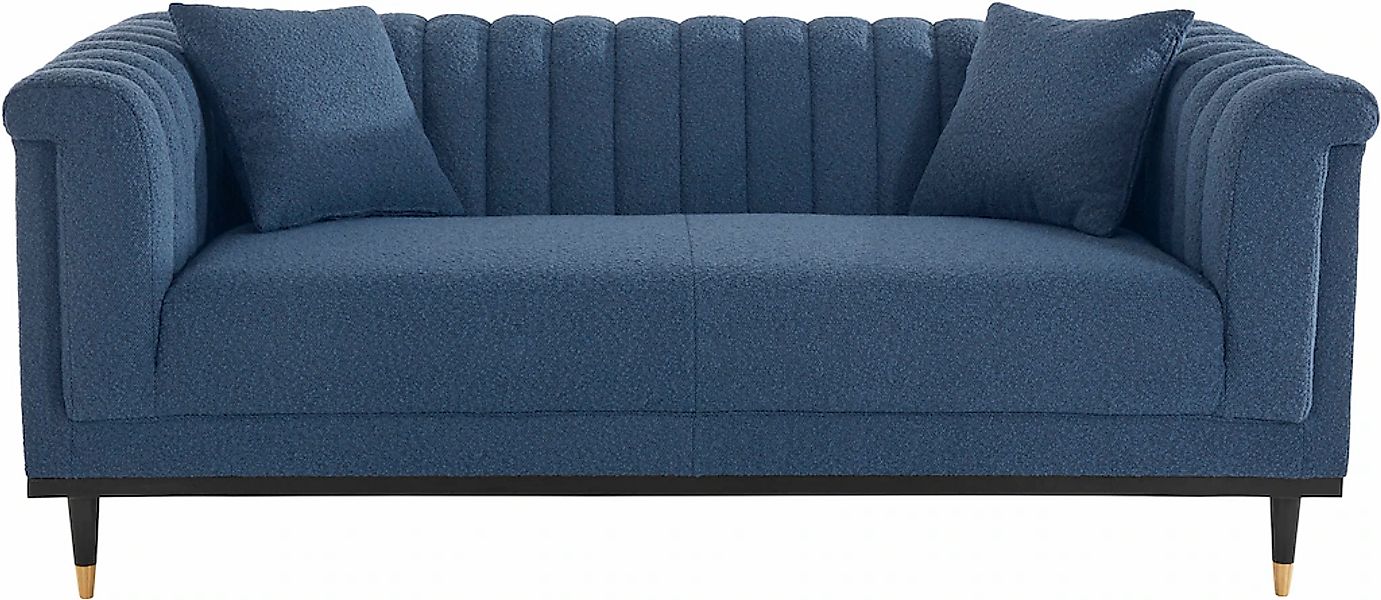 Home affaire 2-Sitzer "Chamby New" im Bouclé-Strukturbezug mit Steppung im günstig online kaufen