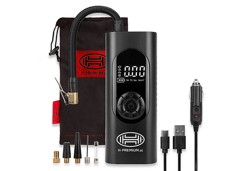 HEYNER Kompressor Digitaler Akku-Kompressor 6.000mAh - 10 bar mit LED & Aut günstig online kaufen