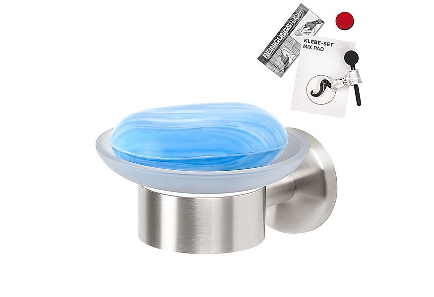 bremermann Seifenschale Bad-Serie PIAZZA - inkl. Klebeset, aus Glas und Ede günstig online kaufen