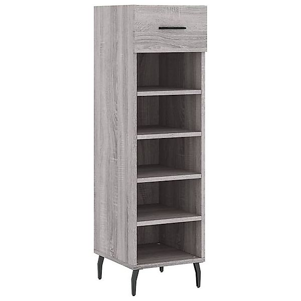vidaXL Schuhschrank Schuhschrank Grau Sonoma 30x35x105 cm Holzwerkstoff (1- günstig online kaufen