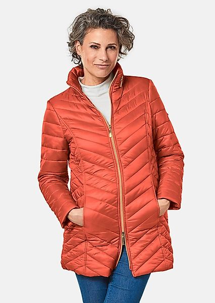 GOLDNER Allwetterjacke Kurzgröße: Figurschmeichelnde Longsteppjacke günstig online kaufen