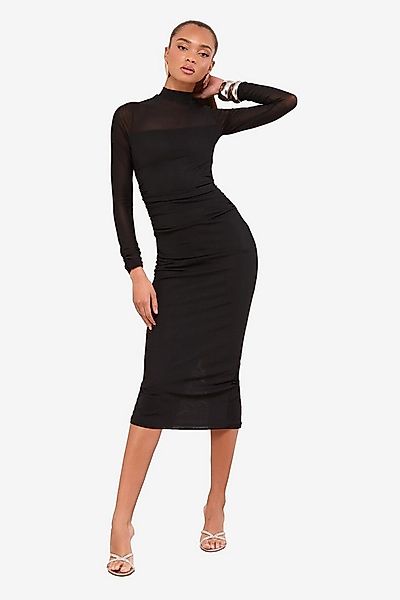 LIPSY Midikleid Lipsy Midikleid mit Mesh-Einsätzen, Regular (1-tlg) günstig online kaufen