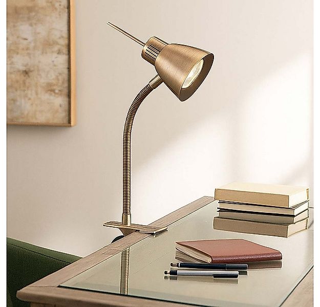 GLOBO LIGHTING Klemmleuchte, Leuchtmittel inklusive, Warmweiß, Nachttischla günstig online kaufen